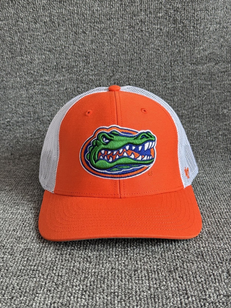 '47 Brand Florida Gators Trucker Snapback Orange White Curved Brim Hat