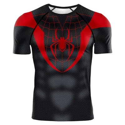 CODY LUNDIN BJJ MMA Animal Rash Guard Short Sleeve Training Compression Shirt