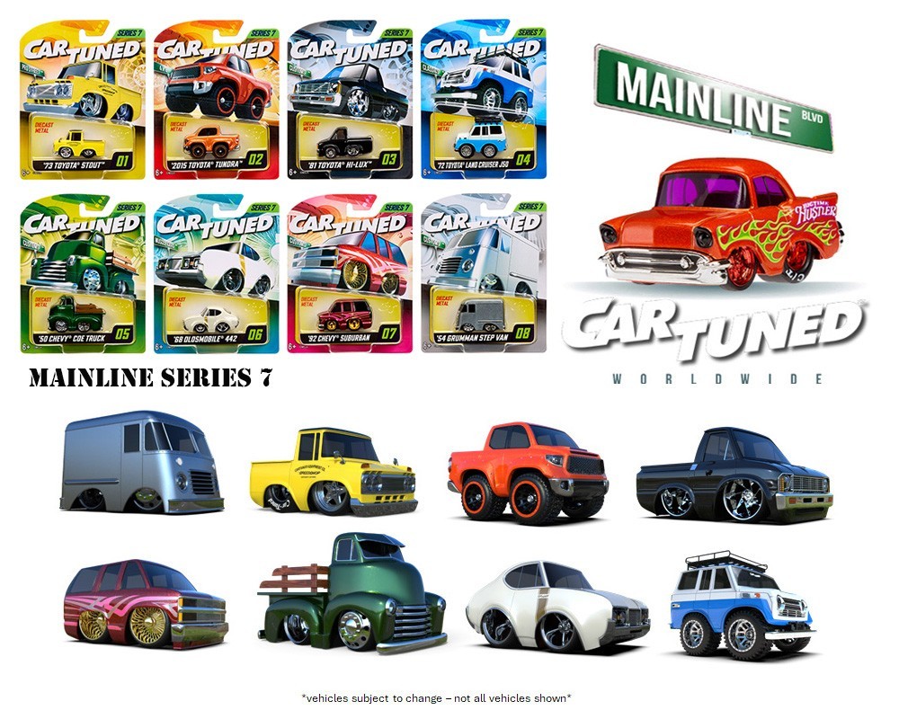 CAR TUNED 1:64 シリーズ1 8台セット シボレー 2025 CarTuned 1:64 Series 1 JDM Tuners Assortment 8 Car Set