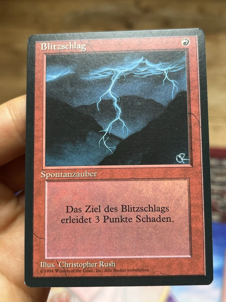 4x German FBB • Lightning Bolt • Pack Fresh • Mtg (1720) - Image 2 of 4