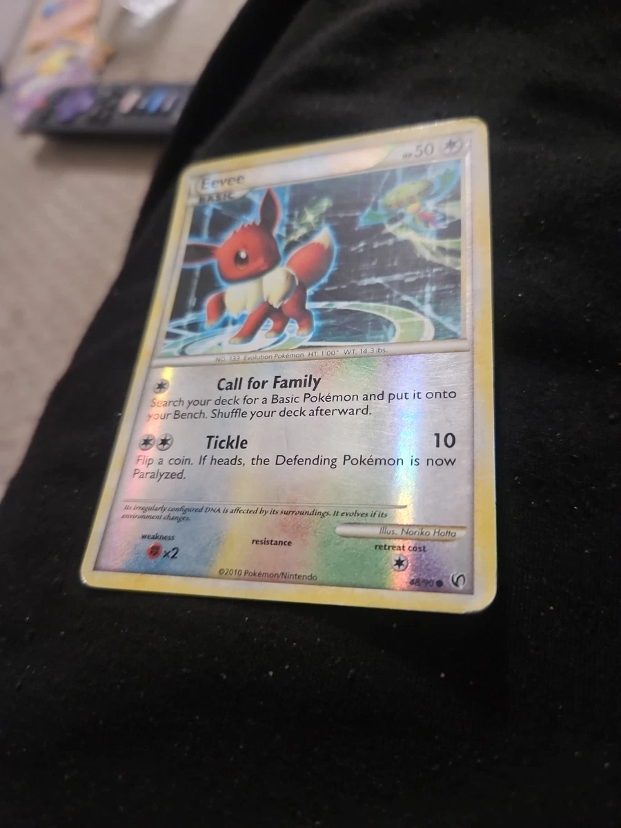 2010 eevee pokemon card Eevee Pokémon TCG Undaunted Collectible Individual Card Games for sale