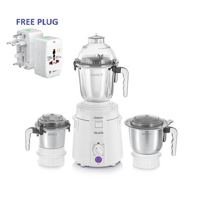 Sujata Dynamix Mixer Grinder 900W | 22000 RPM | 90 Min Continuous | 3 Jars