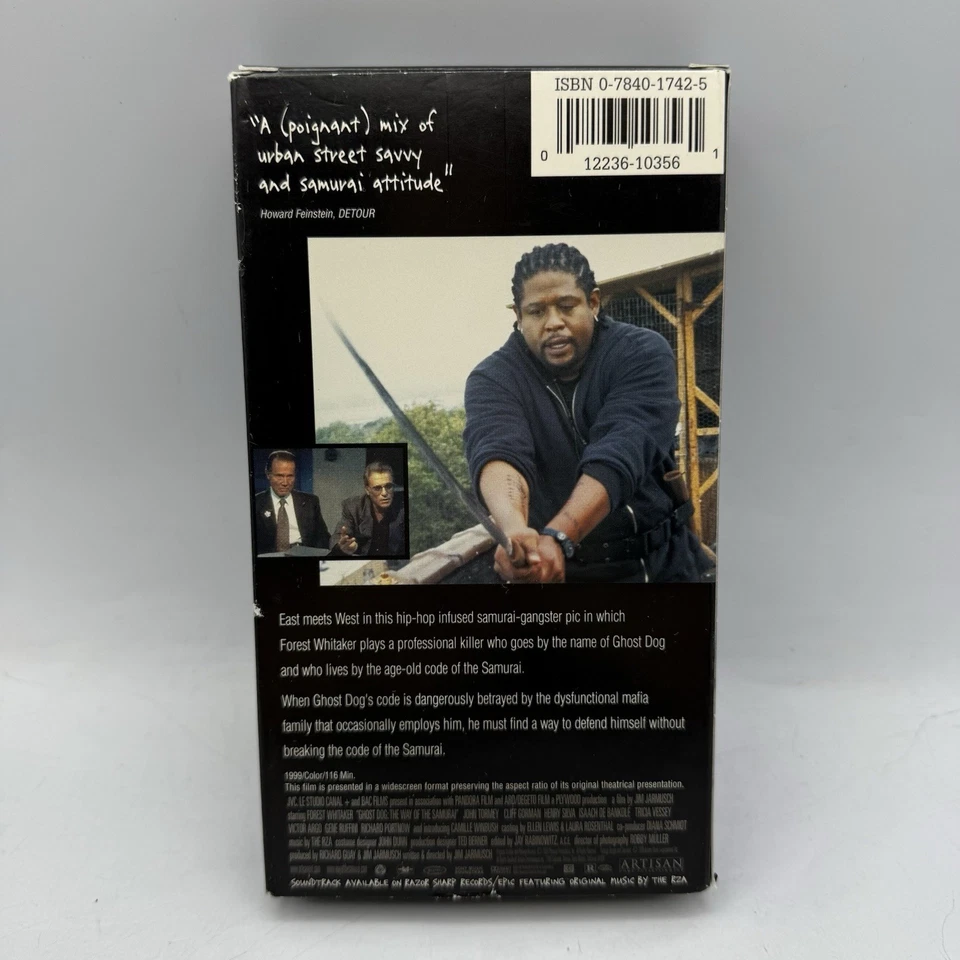 Ghost Dog: The Way of the Samurai (VHS 1999) Forest Whitaker Foto 3 de 4