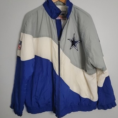 Vintage 90's NFL Dallas Cowboys Pro Line Apex One Big Star Jacket, Size Large