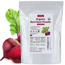 Red Beet Root Powder 5LB Beta Vulgaris Non-GMO Nitric Oxide Extract Super Food