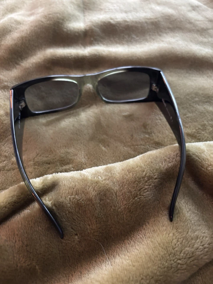 Gafas de sol Versace vintage raras 724/1 verdes hechas en Italia unisex Foto 4 de 4