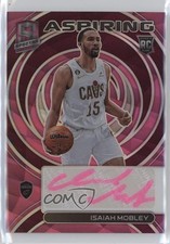 2022-23 Panini Spectra Aspiring Pink Prizm 5/25 Isaiah Mobley #AA-IMB Auto 02sw