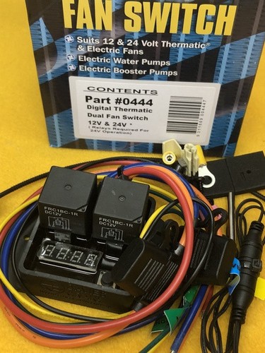 Davies Craig 0166 16" 12V Radiator thermo fan + Controller Push or pull 3 YrWty - Picture 4 of 6