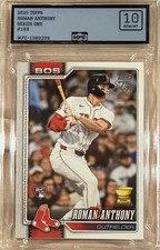 2026 Topps Series 1 Roman Anthony Rookie #189 Boston Red Sox (RC) MPE 10