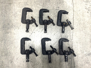 ETC 400CC C Clamp for Source four Ellipsoidal Spotlights 7060A2009 ( LOT of 6)