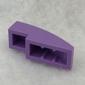 LEGO 50950pb100R Medium Lavender Slope, Curved 3 x 1 W/ Magenta Star (x1)