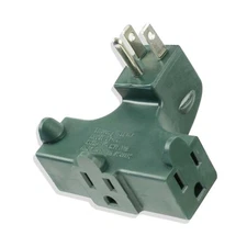 IIT 26815 Right Angle Wall Tap - 3-Outlet Splitter - Ul Listed - Behind