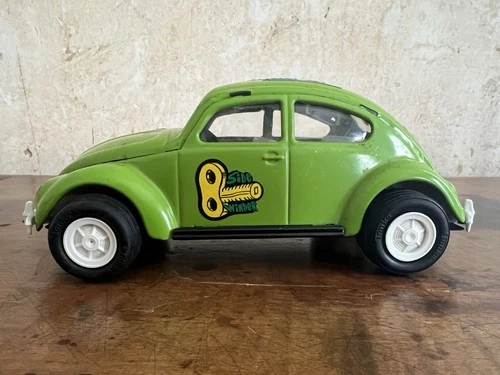 Vintage Tonka Volkswagen “Side Winder” Bug #52680 Pressed Metal Car 1960’s 8.5"