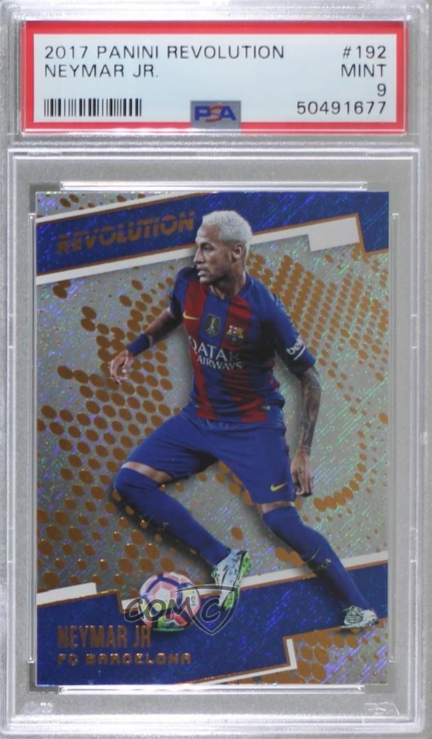 2017 Panini Revolution Neymar Jr #192 PSA 9 MINT
