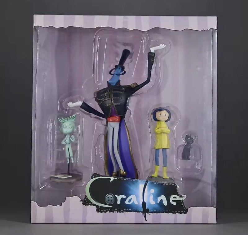 Coraline Figure Set Boxed Collectible PVC Figures Movie Display Gift Toy