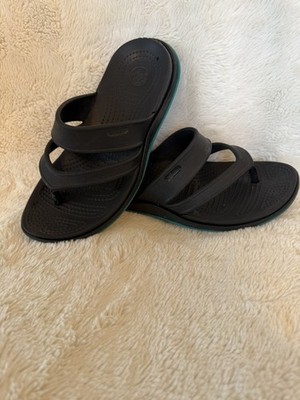 Crocs Flip Flop Women's Size 6 Black