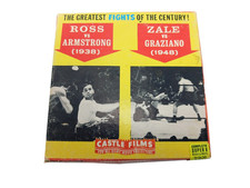 8mm Boxing Film Ross us Armstrong Zale vs Graziano Castle Films