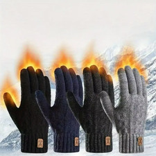 Winter Touchscreen Gloves Texting Warm Gloves Knit Anti-slip for Men Women