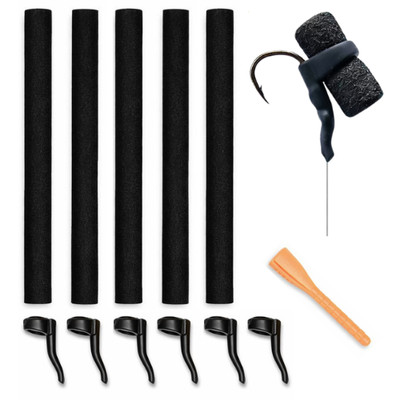 Black Zig Rig Foam Karpfenangeln Rig - Foam Aligner Zig Pop Up - UK ANGELN