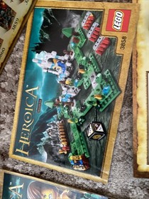 Lego heroica waldurk 3858 Incomplete, with manuals Box Dice Game