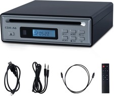 Portable Bluetooth CD Player for Home CD Ripper Hi-Fi Audio CD Player Desktop CD