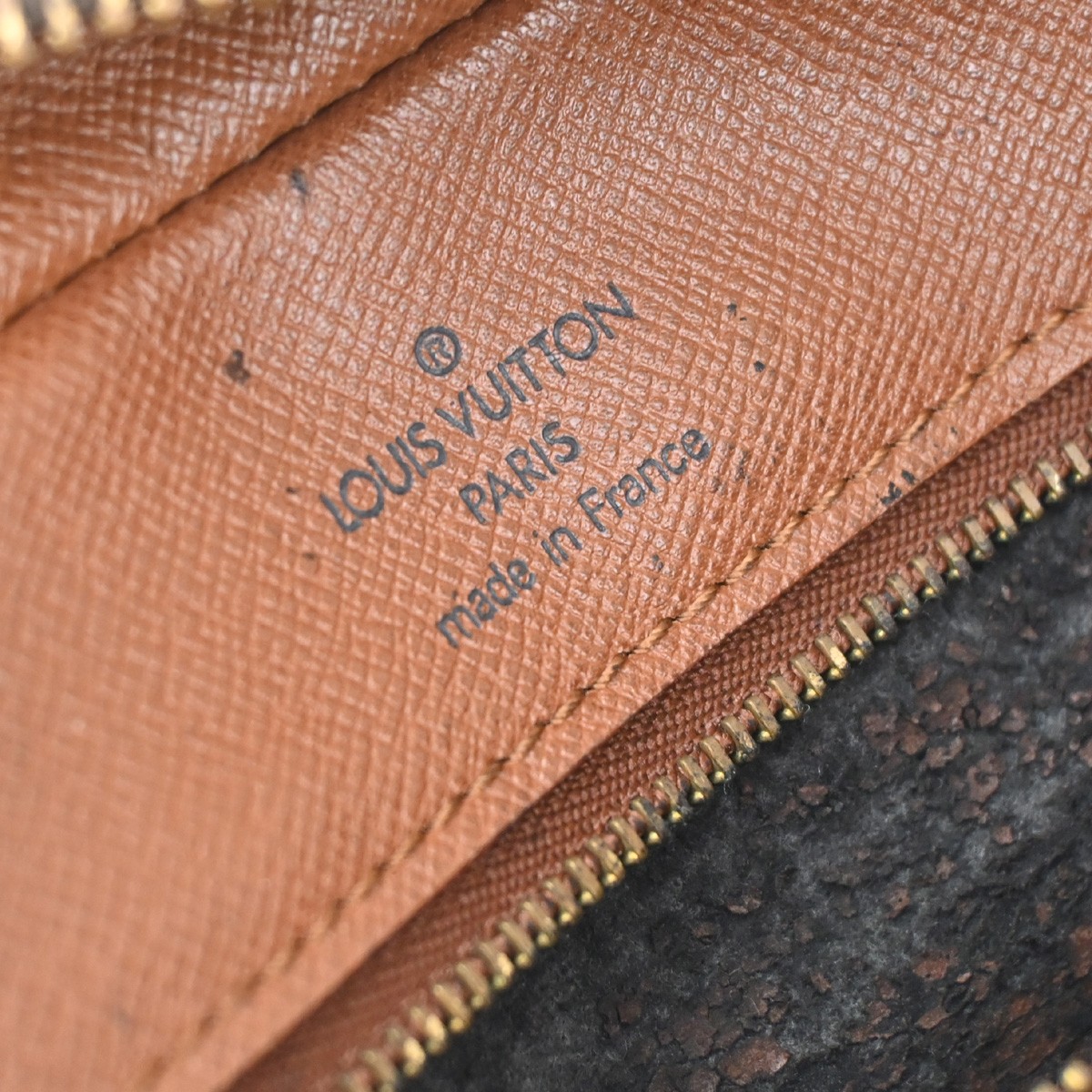Louis Vuitton Zip Closure Crossbody Brown Leather for sale