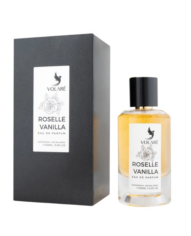Roselle Vanilla Volaré élixir de parfum ambré haut de gamme