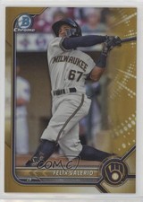 2022 Bowman Draft Chrome Gold Refractor 2/50 Felix Valerio #BDC-66 nd3