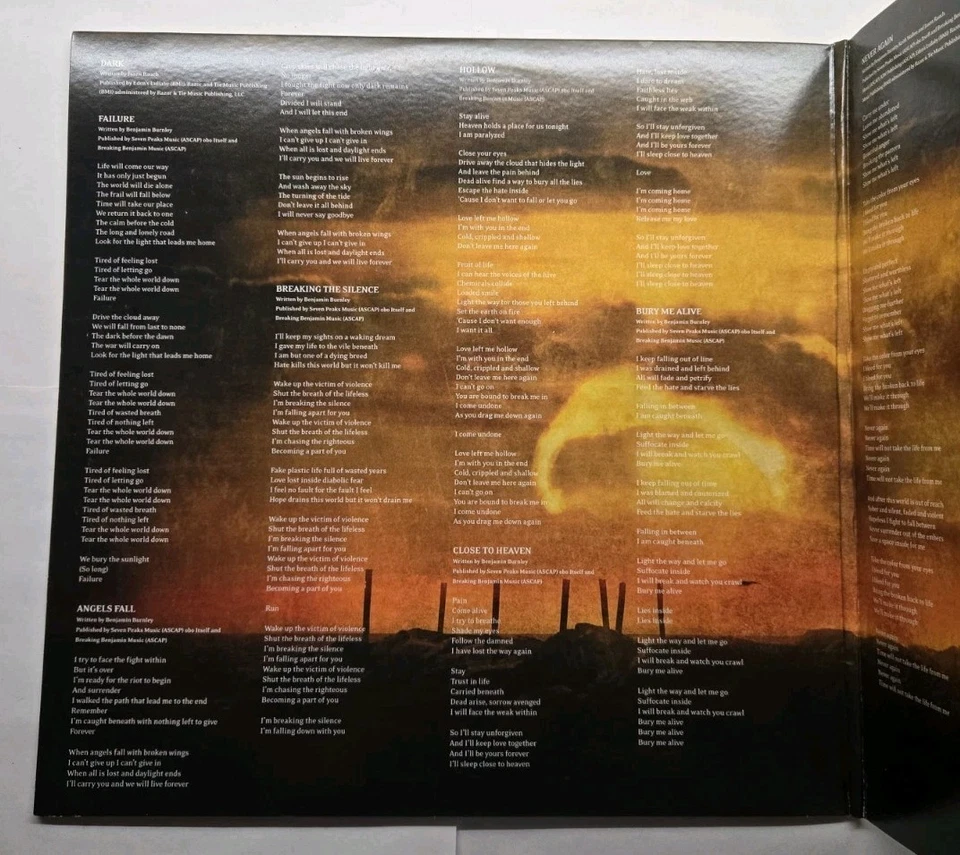 Breaking Benjamin Dark Before Dawn 2 LP Vinyl 2015 - Image 4 of 4