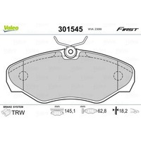 1X Bremsbelagsatz, Scheibenbremse Valeo 301545 Passend FüR Nissan Opel