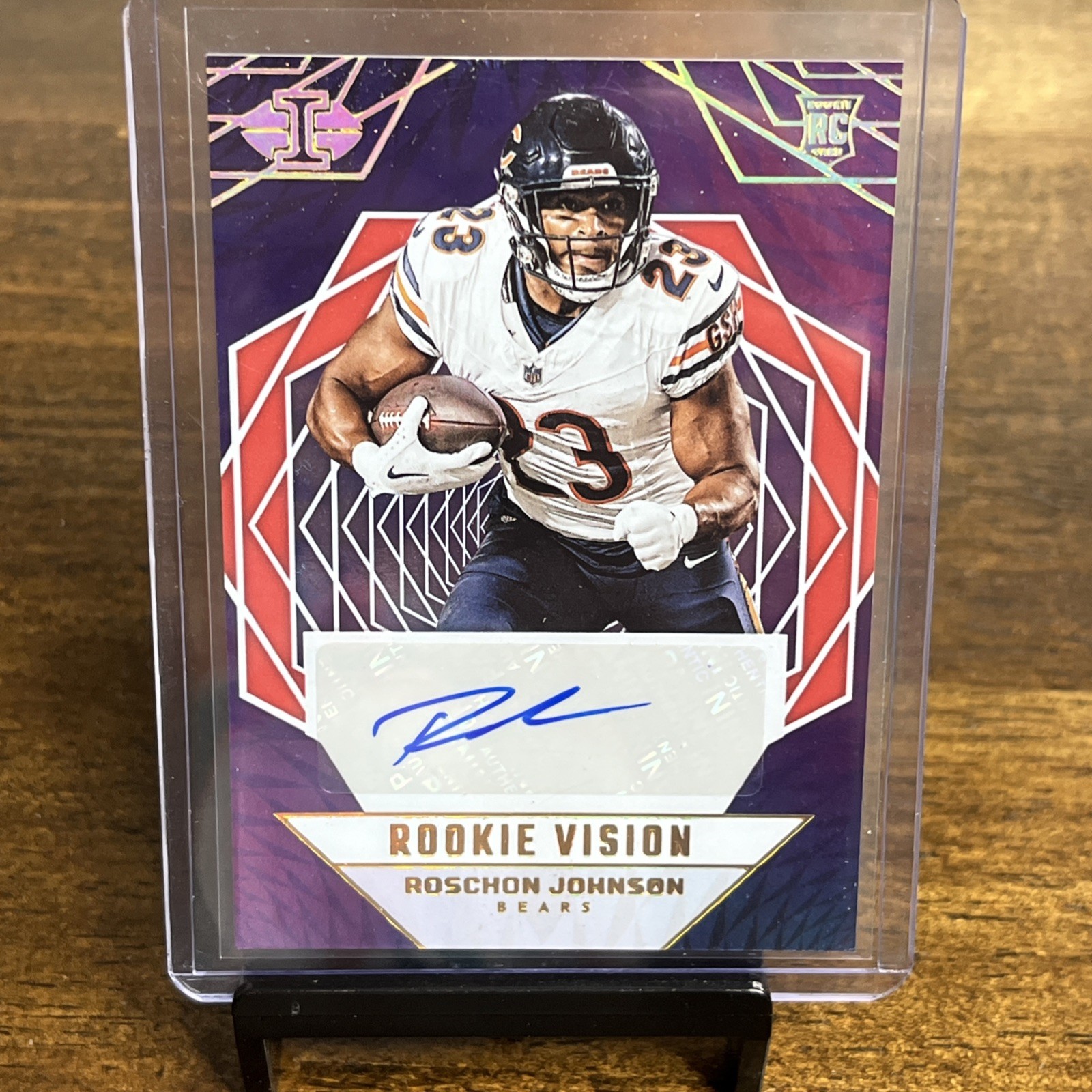 Roschon Johnson Panini Illusions Rookie Vision Signatures #RVSRJO Base
