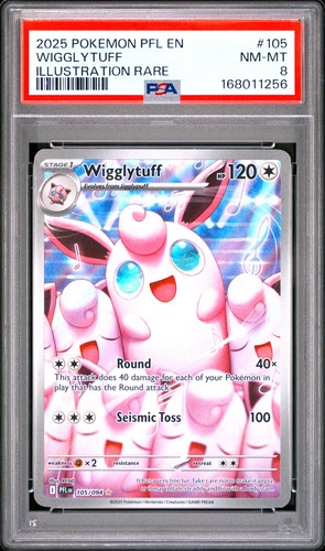 Wigglytuff graded PSA 8 for sale on eBay