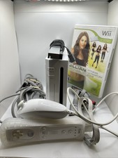 Nintendo Wii Video Game Console RVL-001 White with Power  AV Cables, Sensor Bar