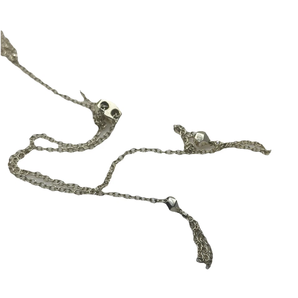 KENDRA SCOTT Georgina Draped Rhinestone Bib Necklace Gold/Rhodium Plated - Image 4 of 4