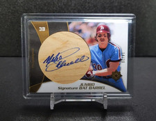 2009 UD Ultimate Mike Schmidt Jumbo Bat Barrel On-Card Auto 01/20 Phillies HOF