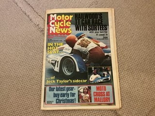 Motor Cycle News MCN 7 November 1979 Eddie Kidd/Darius