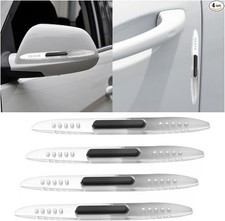 4PCS Car Door Edge Guards, Self-Adhesive Anti-Scratch Bumpe Color: Transparent