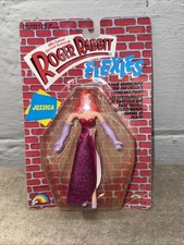 Figura de colección 1988 LJN Who Framed Roger Rabbit Flexies Jessica Rabbit nueva en paquete