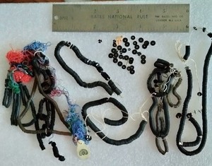 Vintage Black Sequin Trim Lot 1.5 oz  New York Garment District Made In Belgium