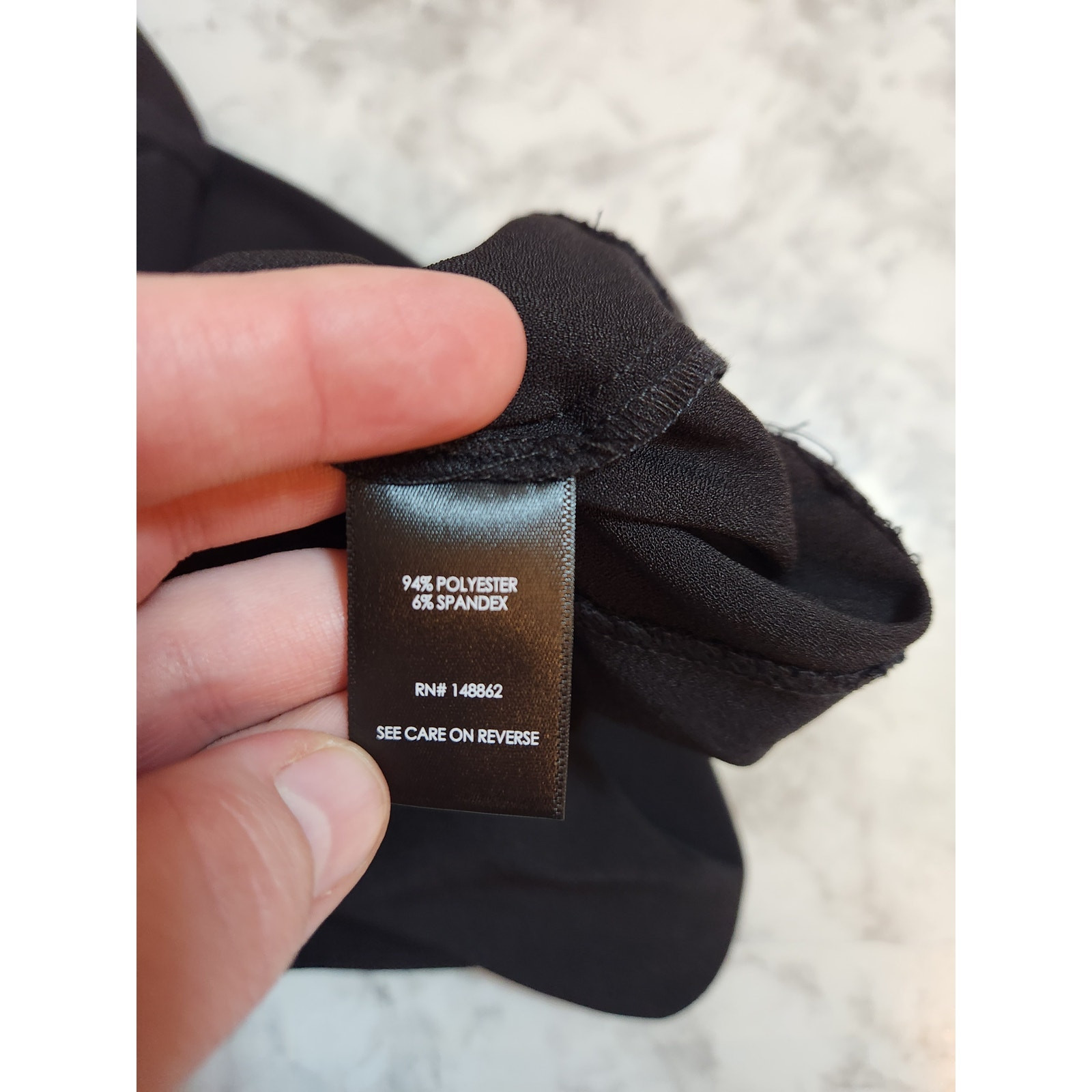 Torrid Women's Black Solid Stretch Round Neck Sho… - image 4