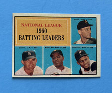 National League 1960 Batting Leaders (Dick Groat / Norm Larker / Willie Mays / Roberto Clemente)