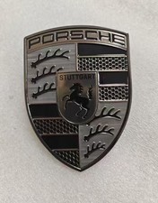 Fits 911 Macan Panameraturbonite Front Hood Crest Emblem 95c-853-601-a