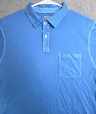 Vineyard Vines Pocket Polo Shirt Men's Medium Moonlight Blue SS Pima Cotton New