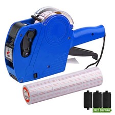MX-5500 8 Digits Price tag Gun with 5000 Sticker Labels and 3 Ink Refill