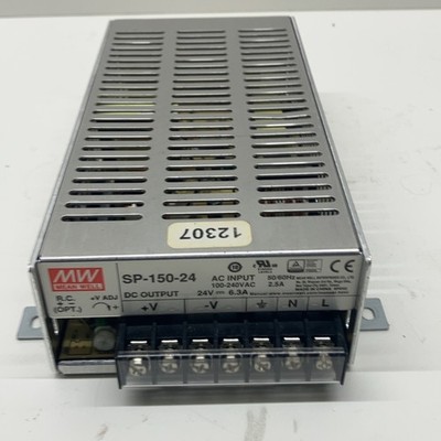 Mean Well MW SP-150-24 Switching Power Supply 24V 6.3A 150W AC/DC Metal Case