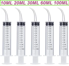 Syringes without needles 10ml Plastic Syringe luer Slip 20 ml 60ml Large 100ml