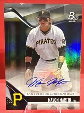 2021 Bowman Platinum Top Prospects Auto💥 Mason Martin💥#TOP-86 ⚾️Pirates