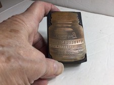 Vintage Laymon's Petroleum Jelly Newspaper Ink Print Block Spencer Indiana