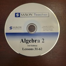 Saxon Algebra 2, 3rd Edition, Replacement Cd-...