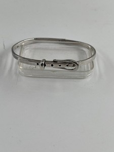 Sterling Silver Belt Buckle Bracelet | eBay